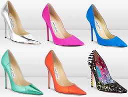 zapatos de colores